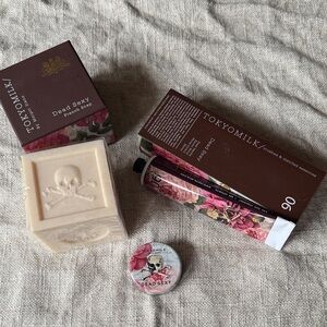 TokyoMilk Dead Sexy Soap and Hand Cream Set with lip balm